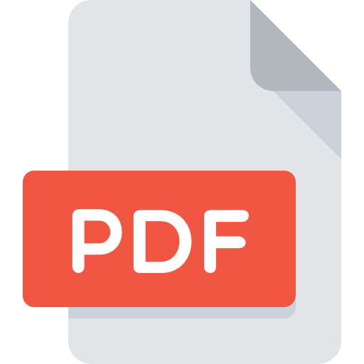 PDF link logo in red