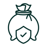 money bag savings logo icon